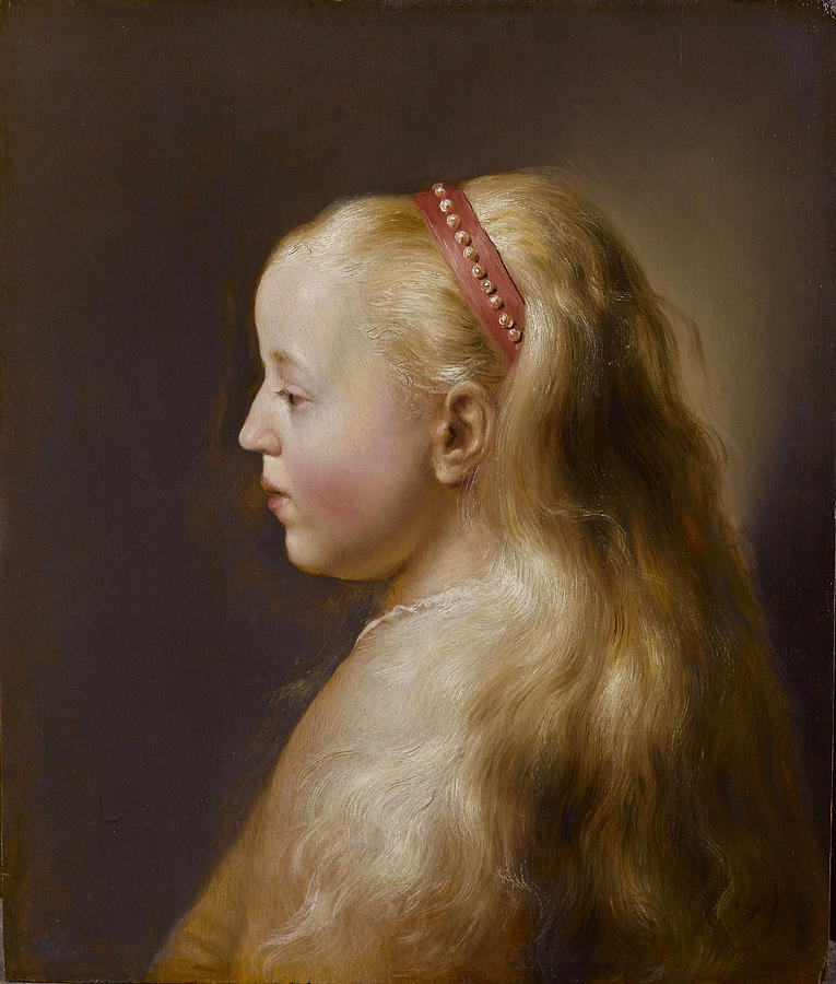 A young girl Painting by Jan Lievens