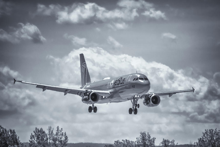 A320 On Approach Photograph by Guy Whiteley