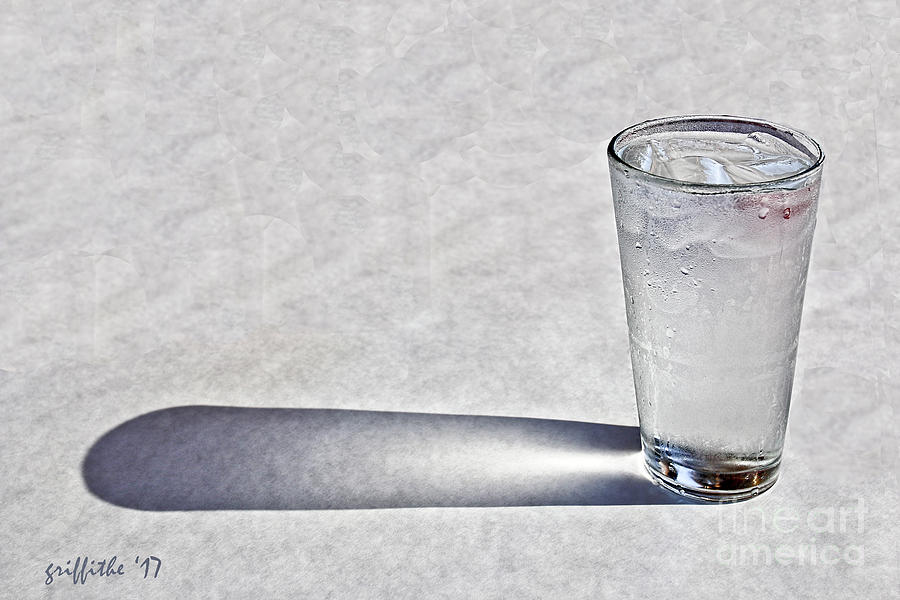 Water Glass Photograph - A39 by Tom Griffithe