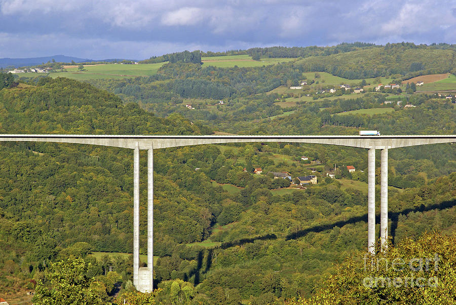 A89 Viaduct near Naves Photograph by Rod Jones