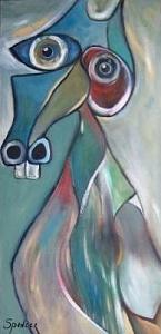 Animal Painting - Aardvark by Scott Spencer Animal Painting - Aardvark by Scott Spencer