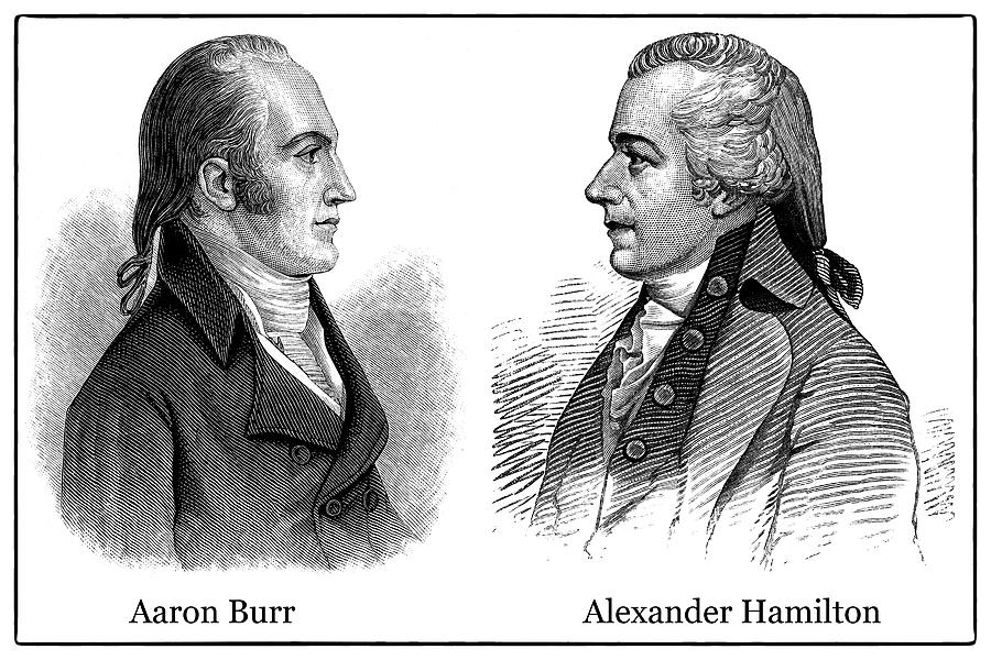 Aaron Burr and Alexander Hamilton Photograph by Phil Cardamone