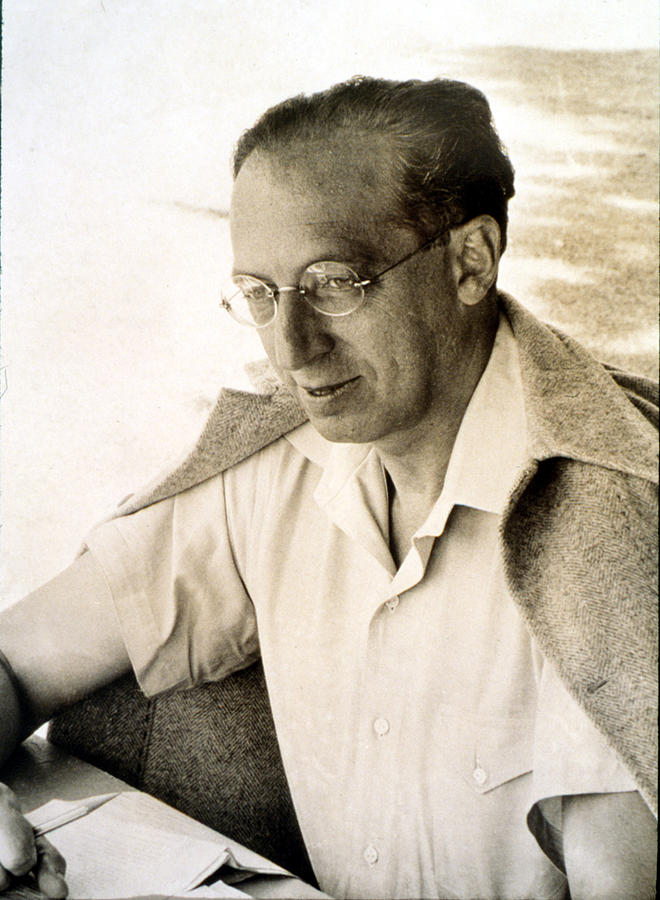 Composer Photograph - Aaron Copland, At Tangelwood, 1942 by Everett