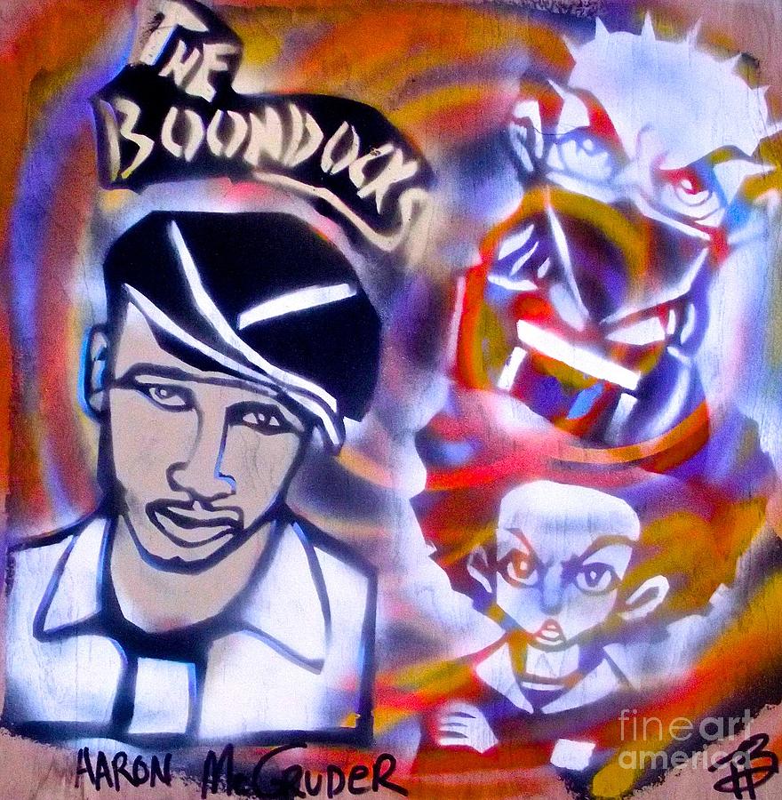 Aaron Mc Gruders Boondocks Painting by Tony B Conscious