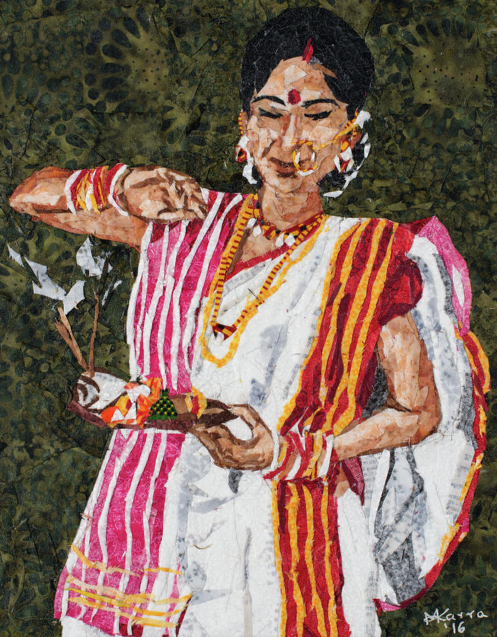 aarti-Incense for the Gods Painting by Mihira Karra