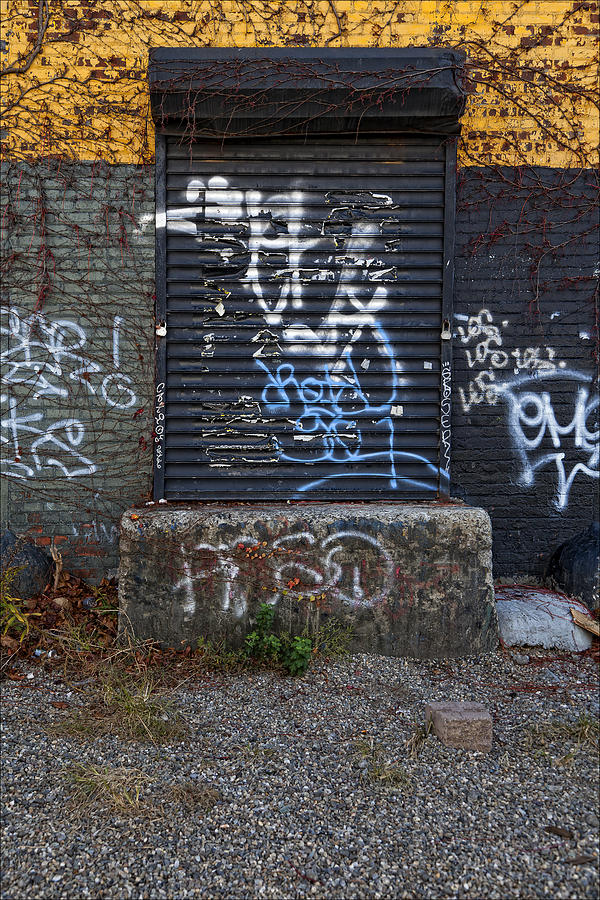 Graffiti Photograph - Ababdoned Doorway Wiiliamsburg Brooklyn by Robert Ullmann