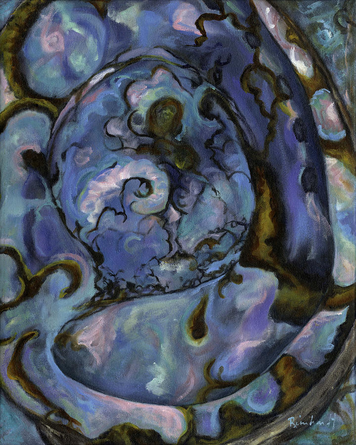 Abalone Painting by Lisa Reinhardt