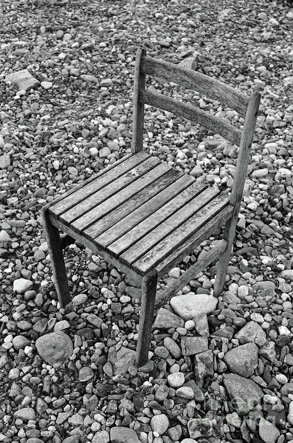 Abandon Chair Series - Among Rocks Photograph by Jason Freedman