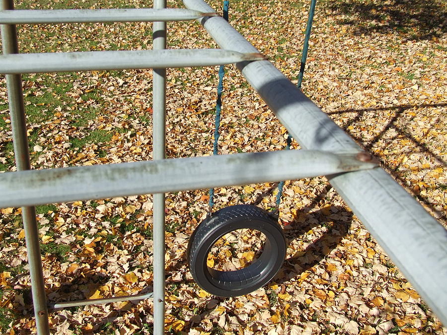 Swings Photograph - Abandon Playground by Samantha  Gilbert