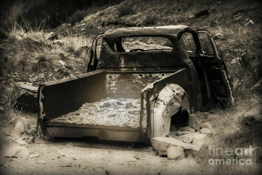 Truck Photograph - Abandonded Treasure by Scott and Amanda Anderson Truck Photograph - Abandonded Treasure by Scott and Amanda Anderson