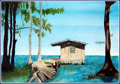 Abandoned Painting by Michael Grayeagle Abandoned Painting by Michael Grayeagle