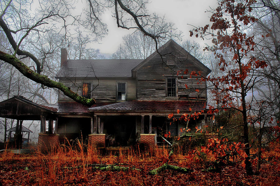 Fall Photograph - Abandoned Autumn by Jessica Brawley