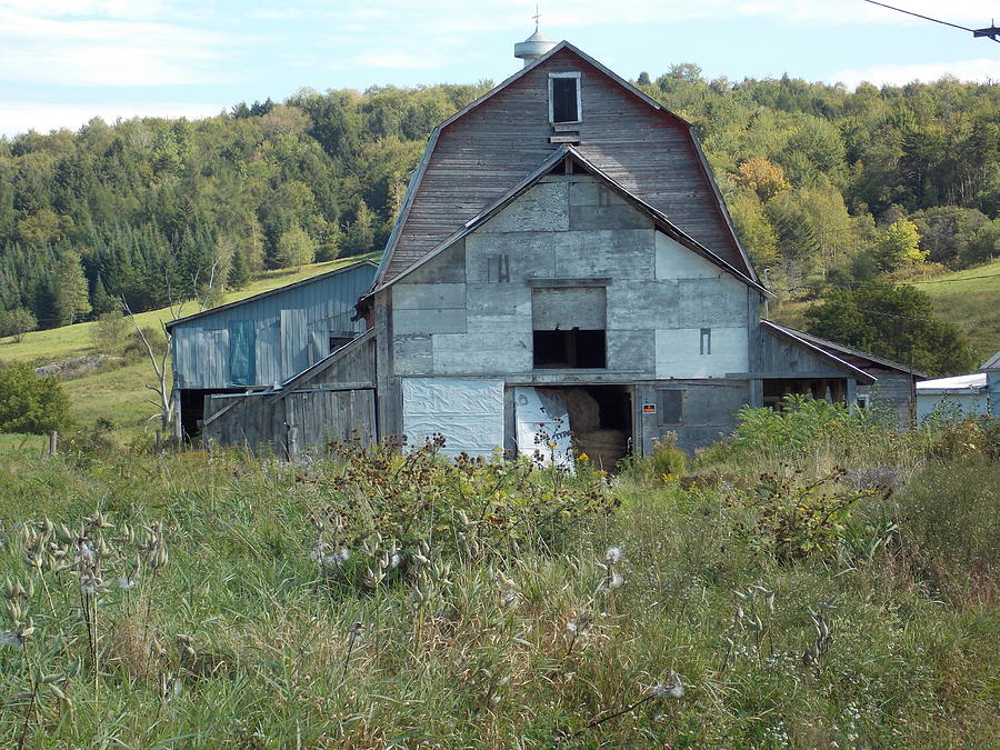 Nature Photograph - Abandoned Barn by Catherine Gagne