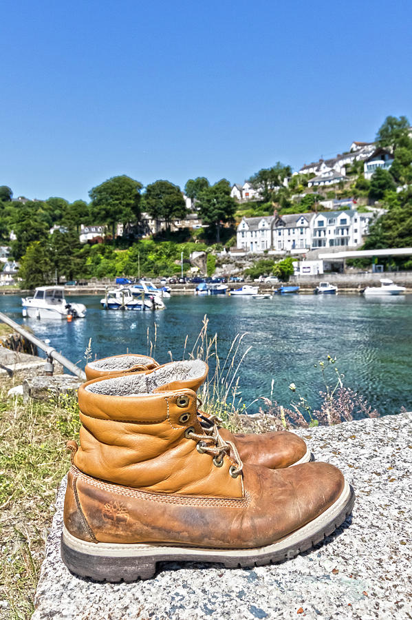 Abandoned Boots Portrait Photograph by Terri Waters