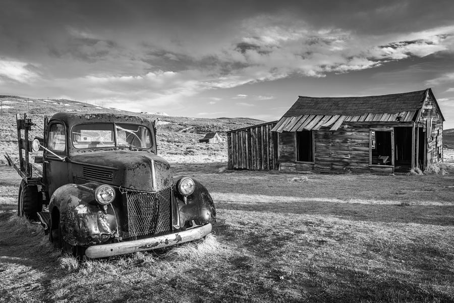 Abandoned Building and Car - Bodie California Photograph Photograph by Duane Miller