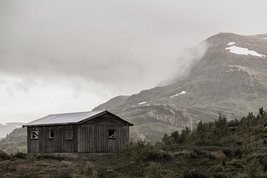 Abandoned cabin in the mountains Photograph by Aldona Pivoriene