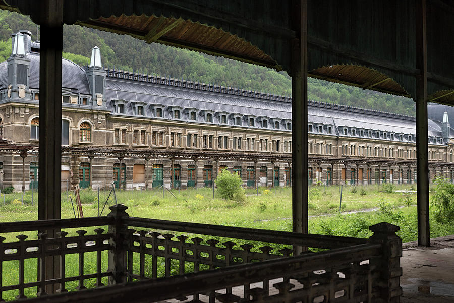 Abandoned Canfranc International Railway Station from the French pier Photograph by RicardMN Photography