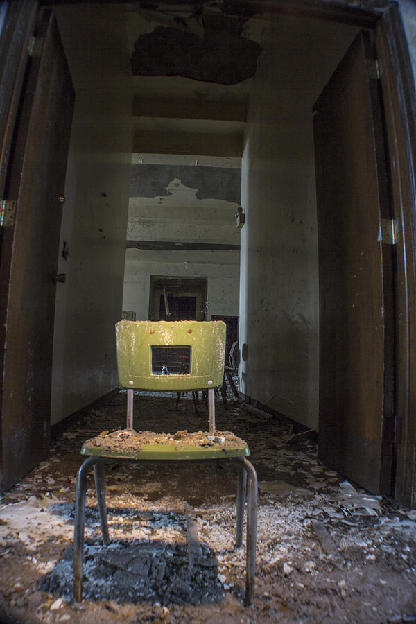Abandoned Chair in Detroit  Photograph by John McGraw