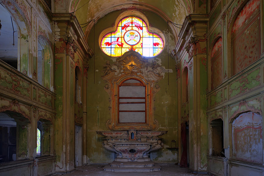 Abandoned Chapel Of An Important Liguria Family I - Cappella Abbandonata Di Famiglia Ligure 1 Photograph by Enrico Pelos