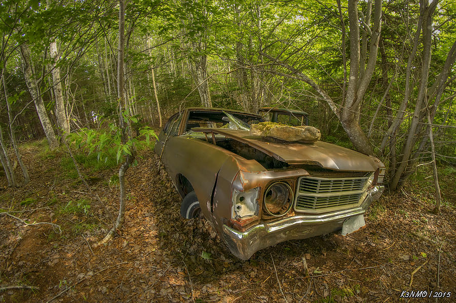 Abandoned Chevelle in Cape Breton Photograph by Ken Morris