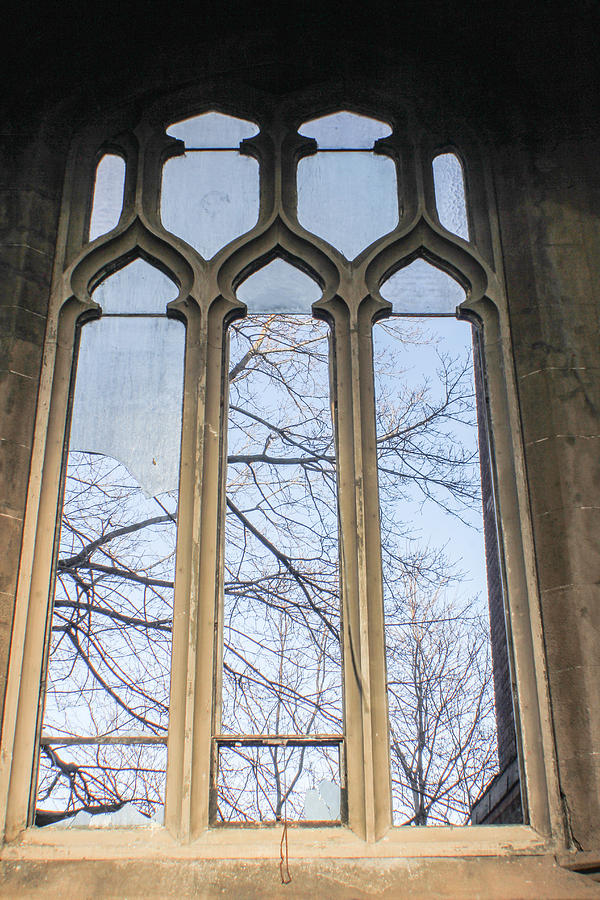 Abandoned Church Window 2 Photograph by John McGraw