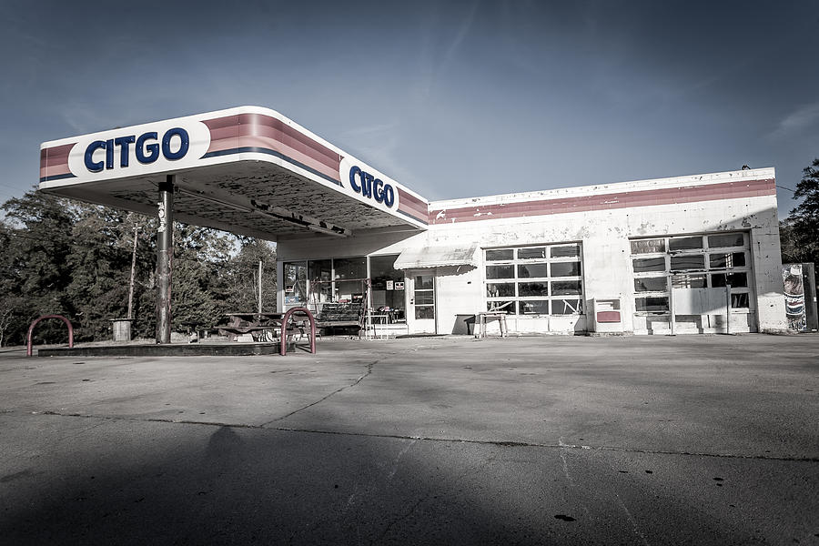 Abandoned Citgo Station Photograph by Liam Douglas