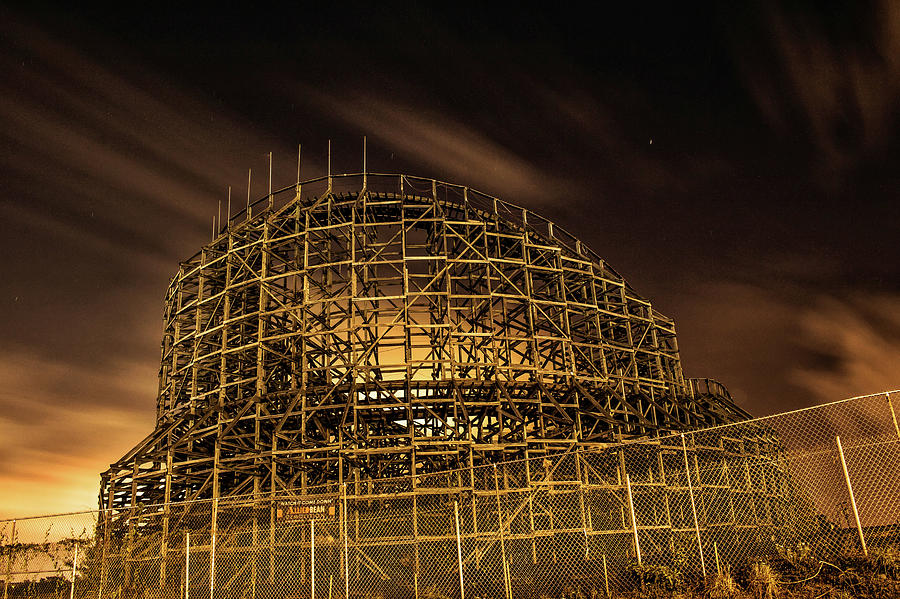 Abandoned coaster  Photograph by Mike Dunn