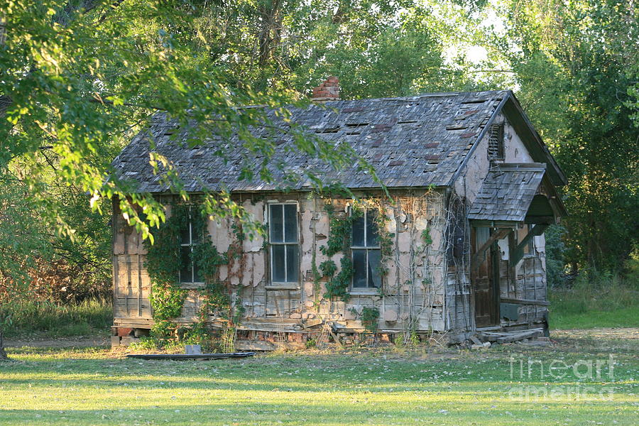 Abandoned Cottage Photograph by Tony Baca