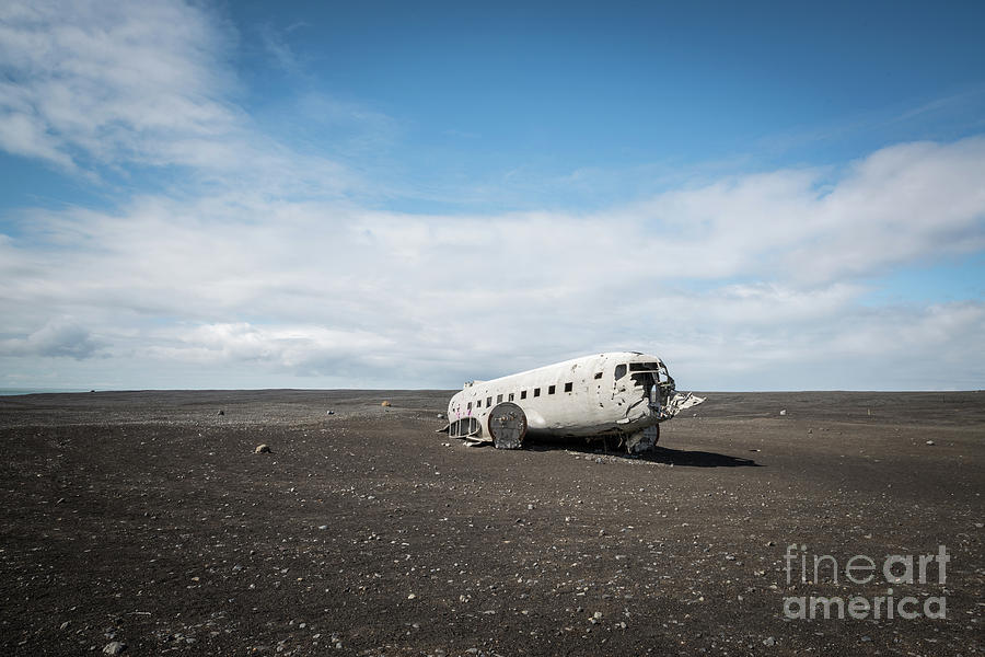Abandoned DC 3 Plane in Iceland  Photograph by Michael Ver Sprill