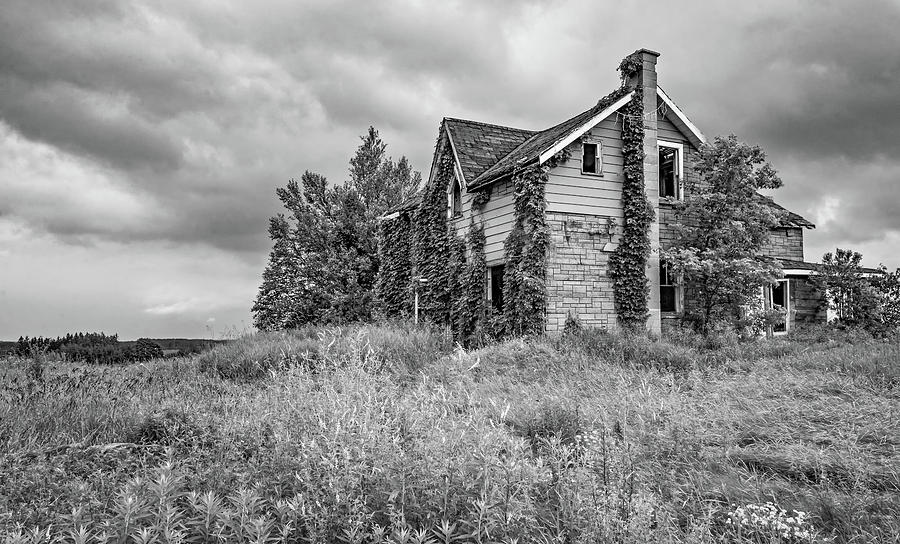 Abandoned Dreams 3 bw Photograph by Steve Harrington