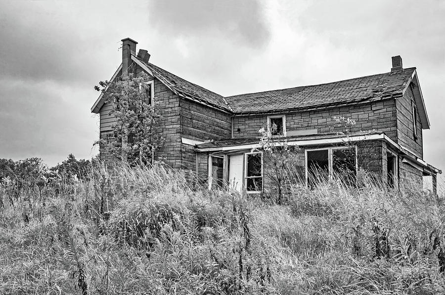 Abandoned Dreams 5 bw Photograph by Steve Harrington