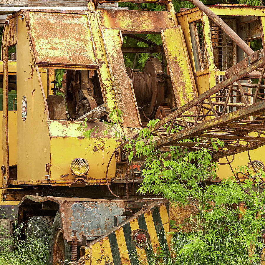 Abandoned Excavator Photograph by Art Block Collections