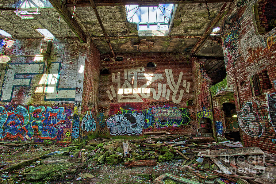 Abandoned Factory Newport New Hampshire Photograph by Edward Fielding