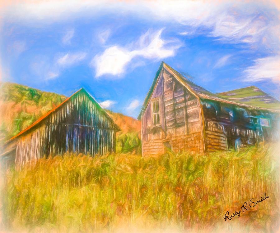 Abandoned farm northern New Hampshire Digital Art by Rusty R Smith ...