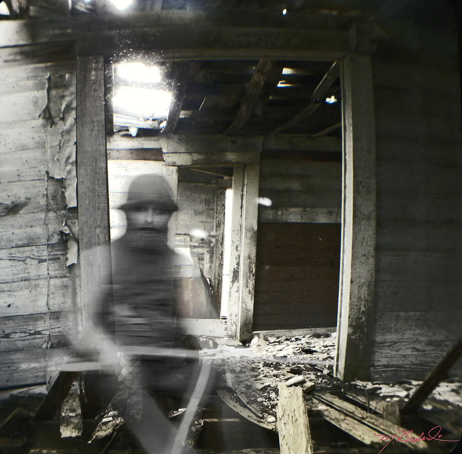 Ghost Photograph - Abandoned For A Reason by Melissa Lutes