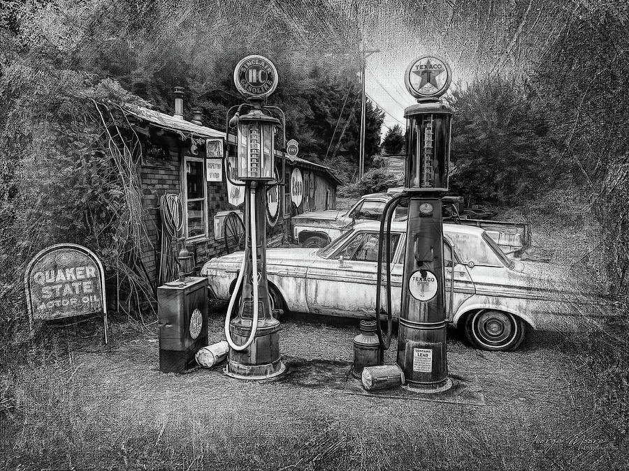Abandoned Gas Photograph by George Moore