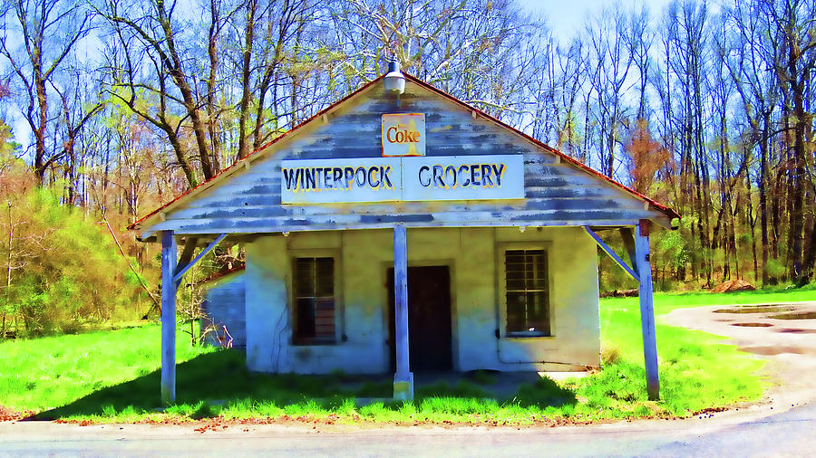 Old Building Photograph - Abandoned Grocery in Early Spring by Doug Berry