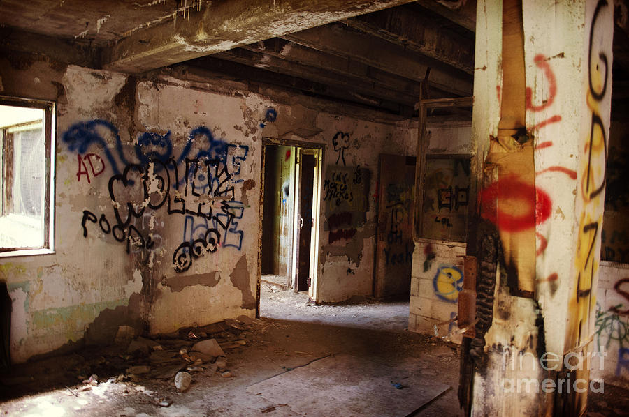 Abandoned Hospital Corridor Photograph by Jackrabbit Pollack - Pixels