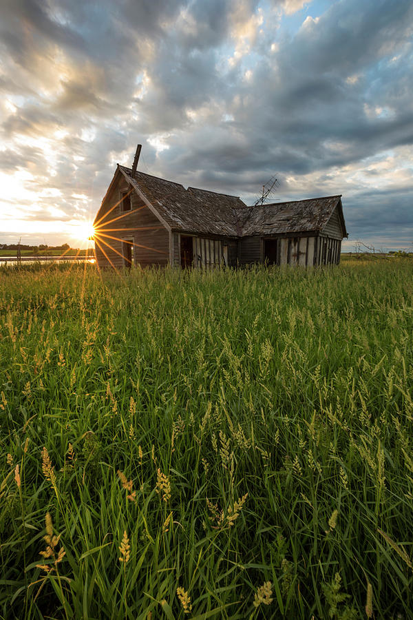 Sunset Photograph - Abandoned house 81 ponds by Aaron J Groen