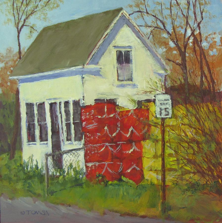 Abandoned House and New Traps   Painting by Bill Tomsa