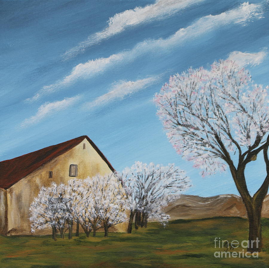 Abandoned House In Spring Painting by Christiane Schulze Art And Photography