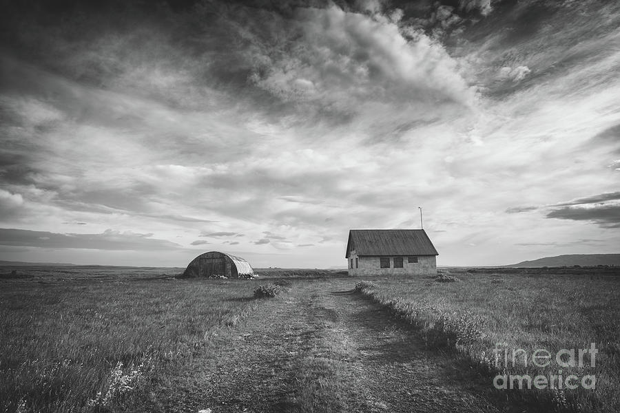 Abandoned Iceland BW  Photograph by Michael Ver Sprill