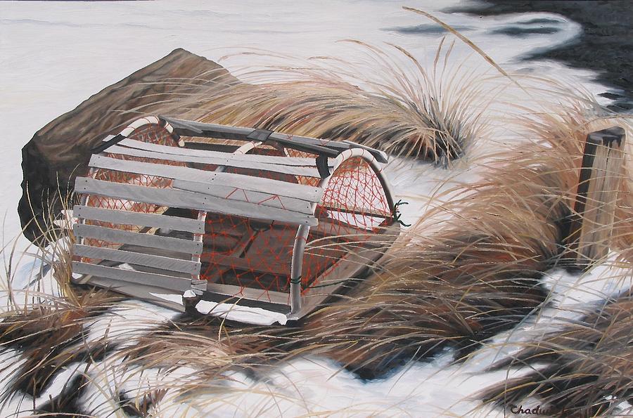 Abandoned in the Snow Painting by Phil Chadwick
