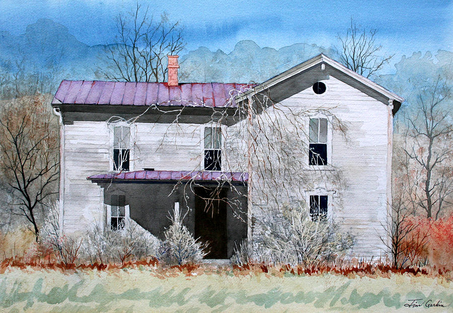 Architecture Painting - Abandoned by Jim Gerkin