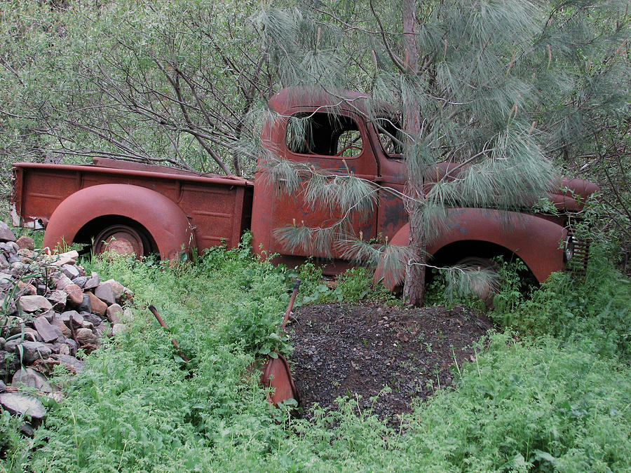 Abandoned Job - Santa Margarita, California Photograph by Darin Volpe