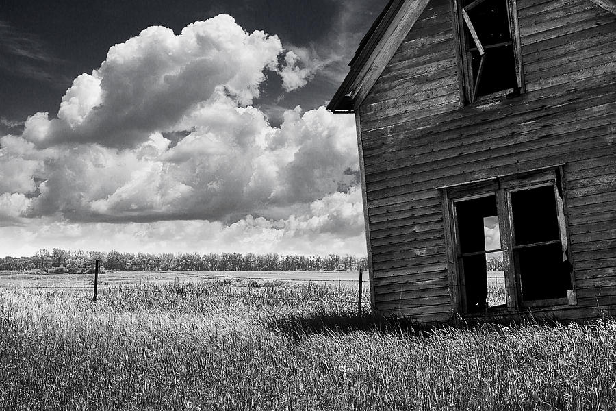 Abandoned Leaning House Photograph by Donald Erickson - Fine Art America