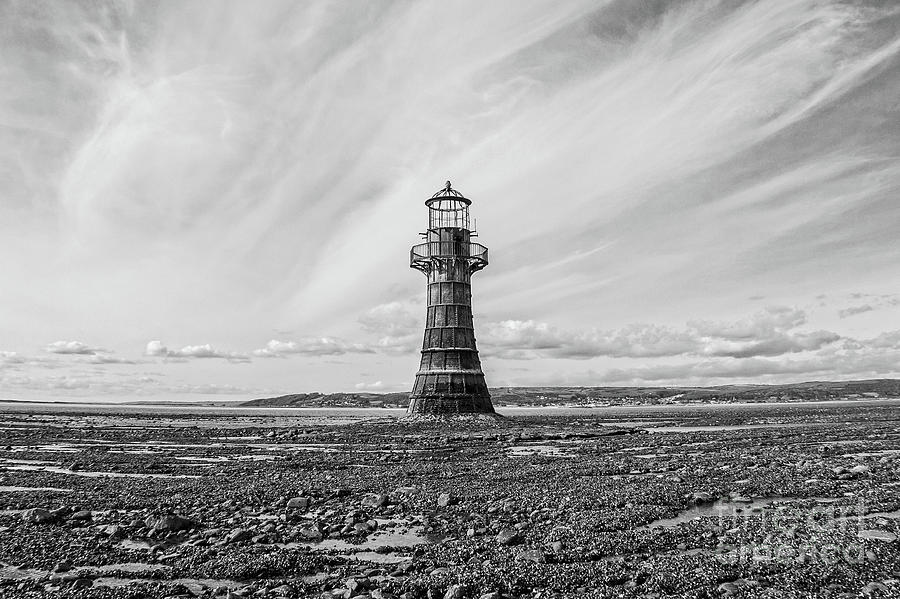 Abandoned Light House Whiteford Photograph by Edward Fielding