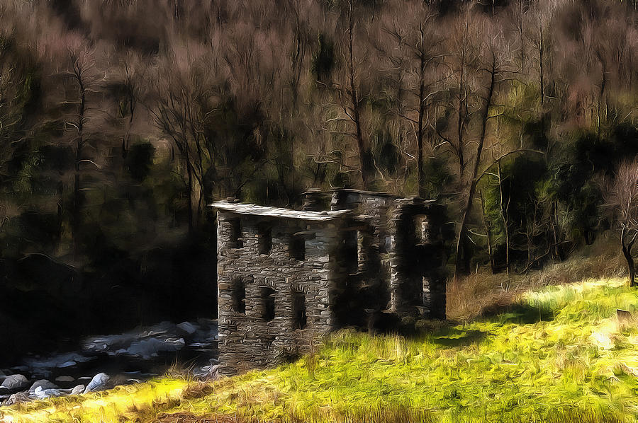 ABANDONED MILL what remains ... Photograph by Enrico Pelos