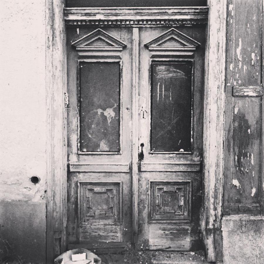 Door Photograph - #abandoned #monochrome #sonneberg by Mandy Tabatt