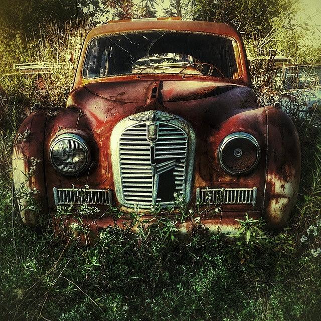Car Photograph - #abandoned #oldcar #newyork by Visions Photography by LisaMarie